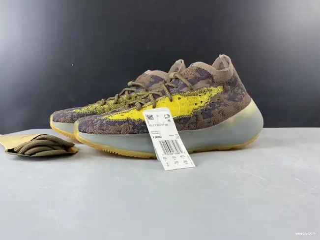 GOLD BOOST NON-REFLECTIVE 380 'COFFEE ADIDAS FZ4982 YEEZY 0602